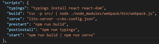 TypScript react mode