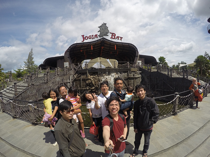 Group at entrance