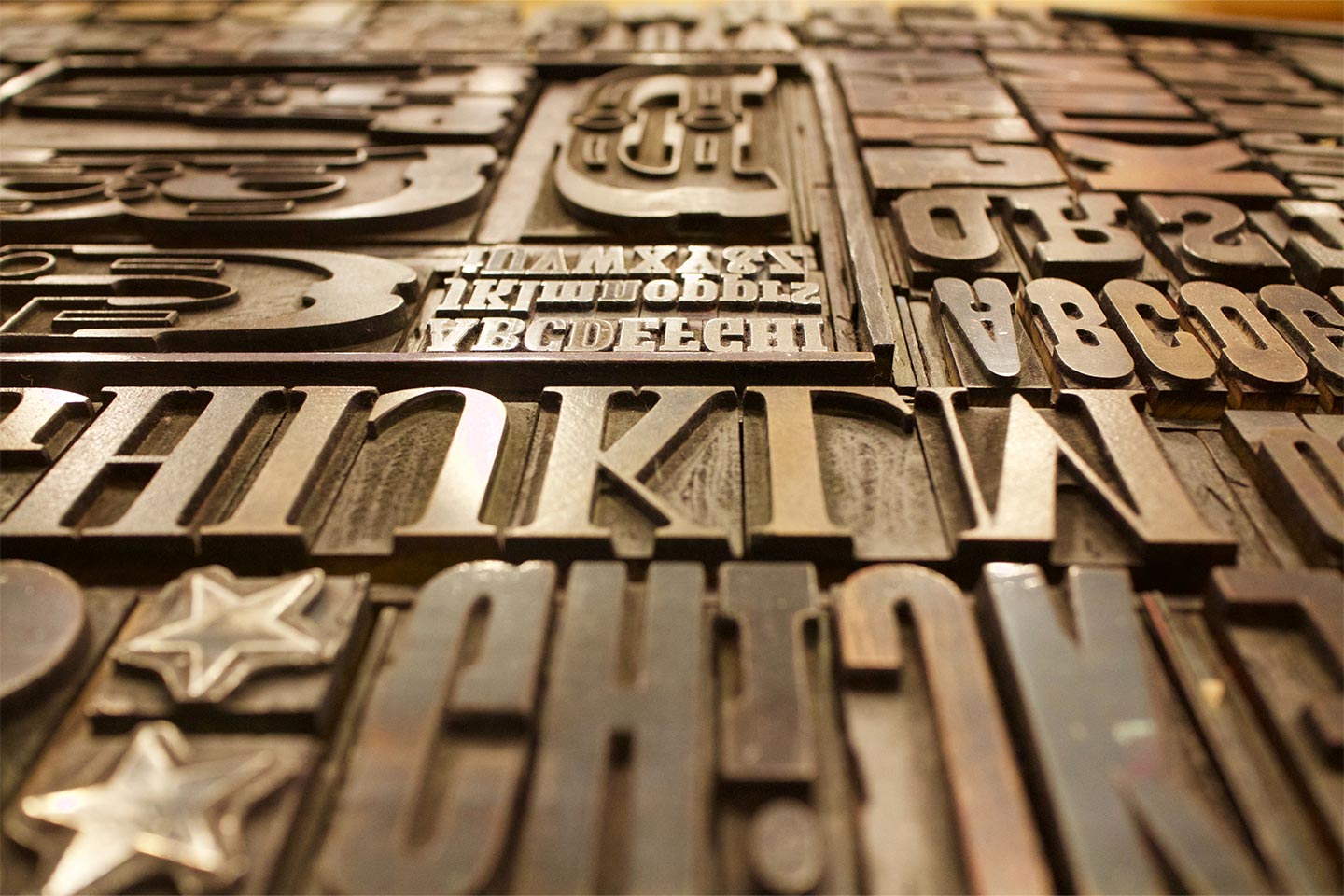 Letterpress type